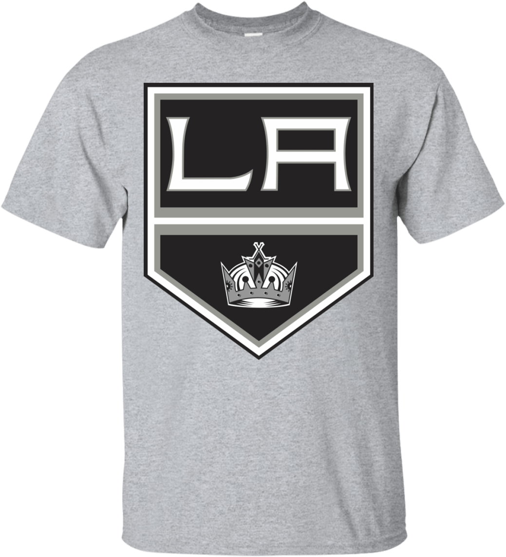 Los Angeles Kings Logo Men's T-shirt - Logo Los Angeles Kings PNG image with a transparent background, free high-resolution download