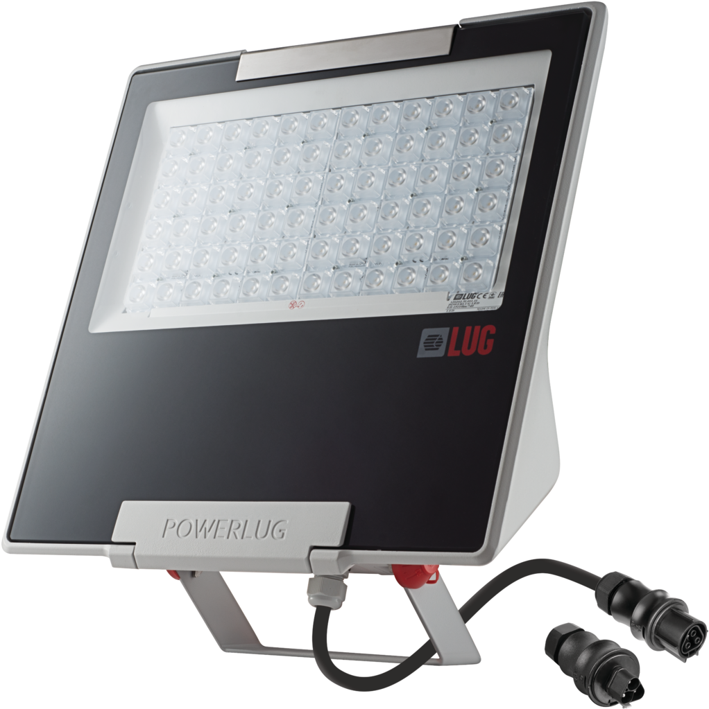 L E D Floodlight Industrial Design PNG with transparent background