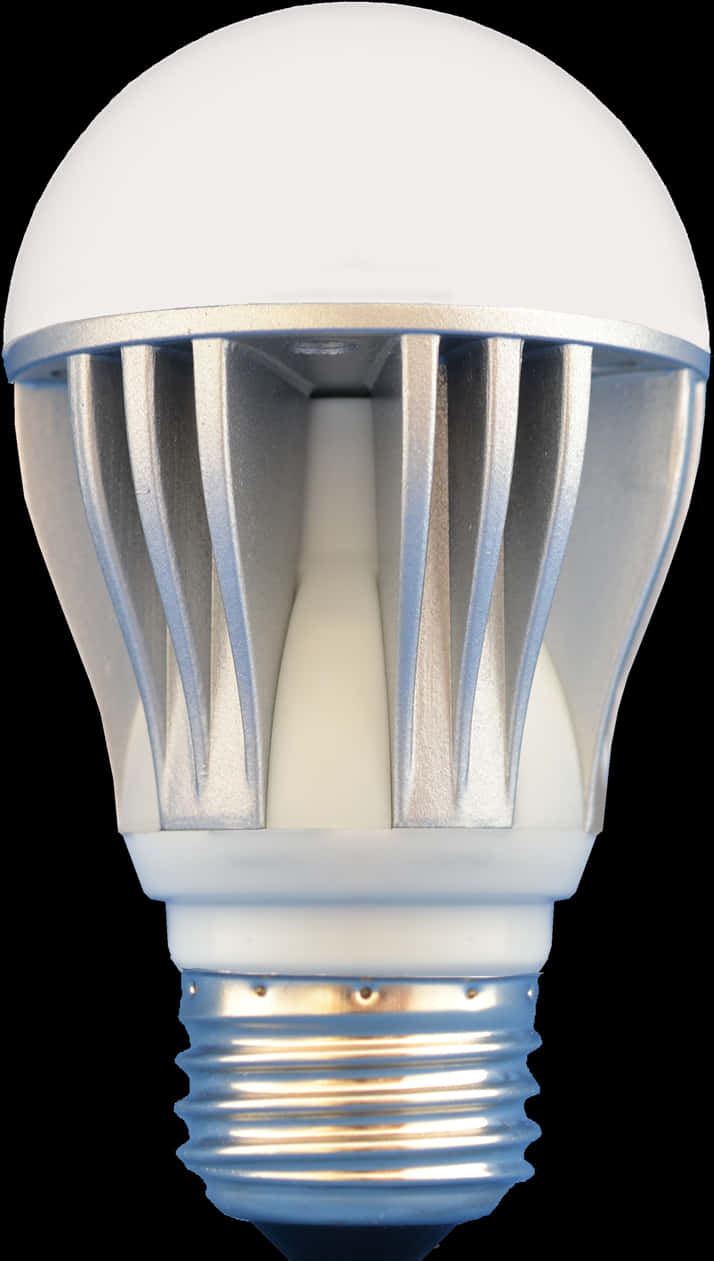 L E D Light Bulb Isolated PNG with transparent background