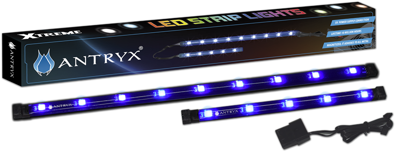 L E D Strip Lights Packagingand Product Display PNG with transparent background