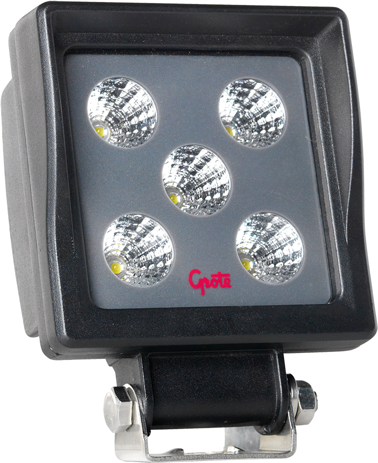 L E D Work Light Quadruple Elements PNG with transparent background