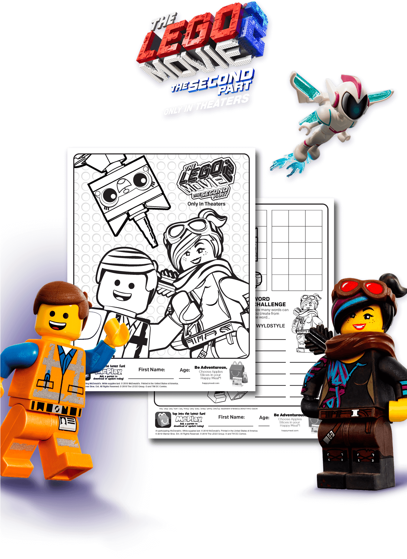 Lego, Exciting Coloring & Activity Sheets - Cartoon, HD Png Download PNG image with a transparent background, free high-resolution download