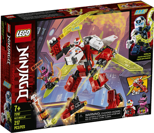 L E G O Ninjago Kais Mech Jet Box