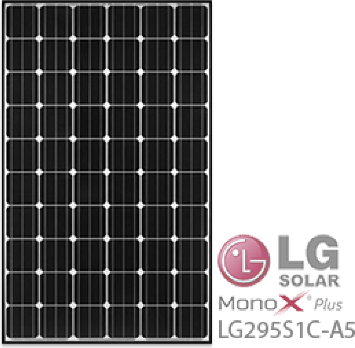 Lg 295w Mono Lg295s1c-a5 - Lg Solar Mono X Plus, HD Png Download PNG with transparent background