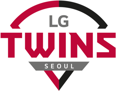 L G Twins Baseball Team Logo