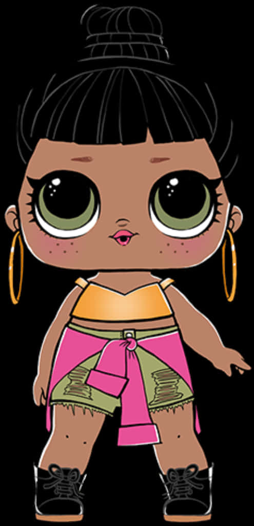 Serie 2 Hip Hop Club Honey Bun - Lol Surprise Dolls Honey Bun, HD Png Download PNG image with a transparent background, free high-resolution download
