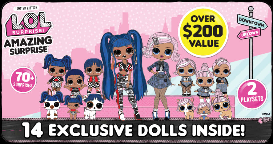 Lol Dolls Amazing Surprise, HD Png Download PNG image with a transparent background, free high-resolution download