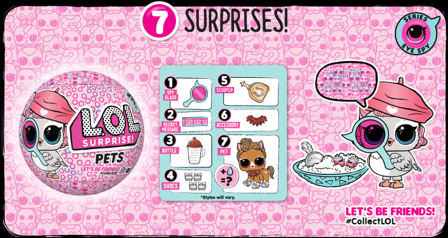 Clip Art Lol Surprise Font - Lol Surprise Biggie Pets Secret Message, HD Png Download PNG image with a transparent background, free high-resolution download