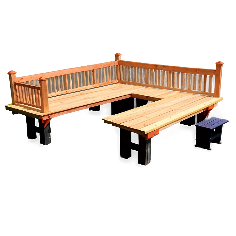 L-shaped Deck Projects PNG 06252024 PNG with transparent background