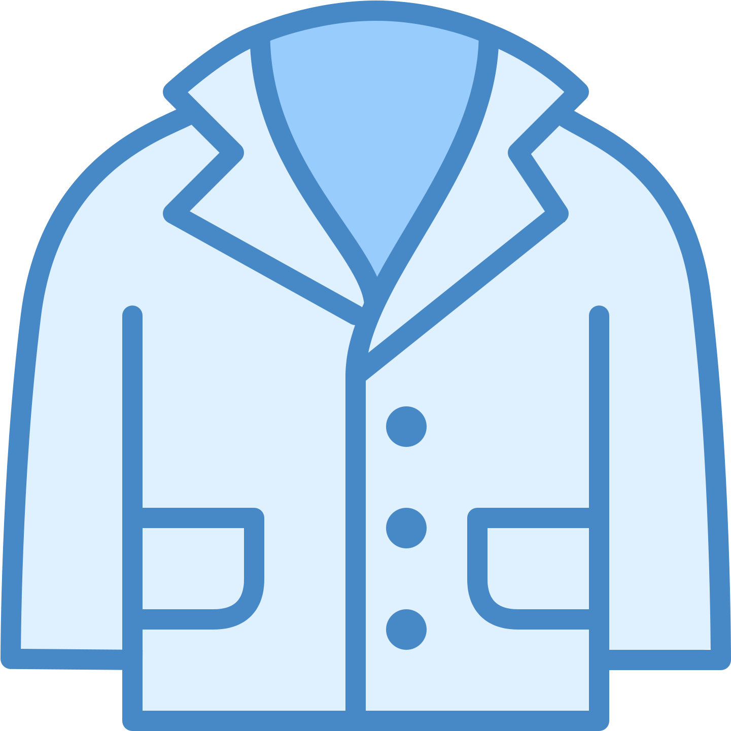 Png Wear Transparent Images - Dibujo De Bata De Laboratorio, Png Download PNG with transparent background