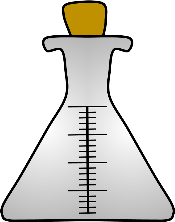 Beaker, Flask, Stopper - Illustration, HD Png Download PNG with transparent background
