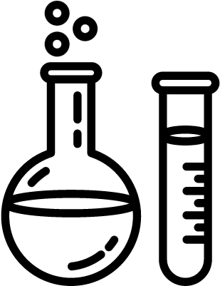 Two Test Tubes Vector - Outline Of Test Tube PNG with transparent background