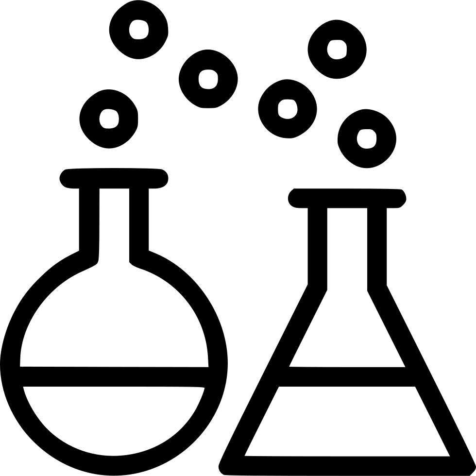 Chemical Reaction Test Lab Conical Flask Beaker Comments - Chemical Reaction Clip Art, HD Png Download PNG with transparent background
