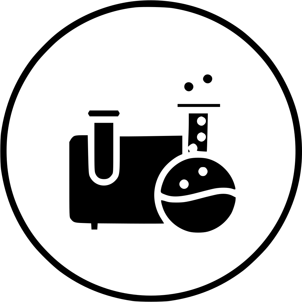 Laboratory Icon Blackand White