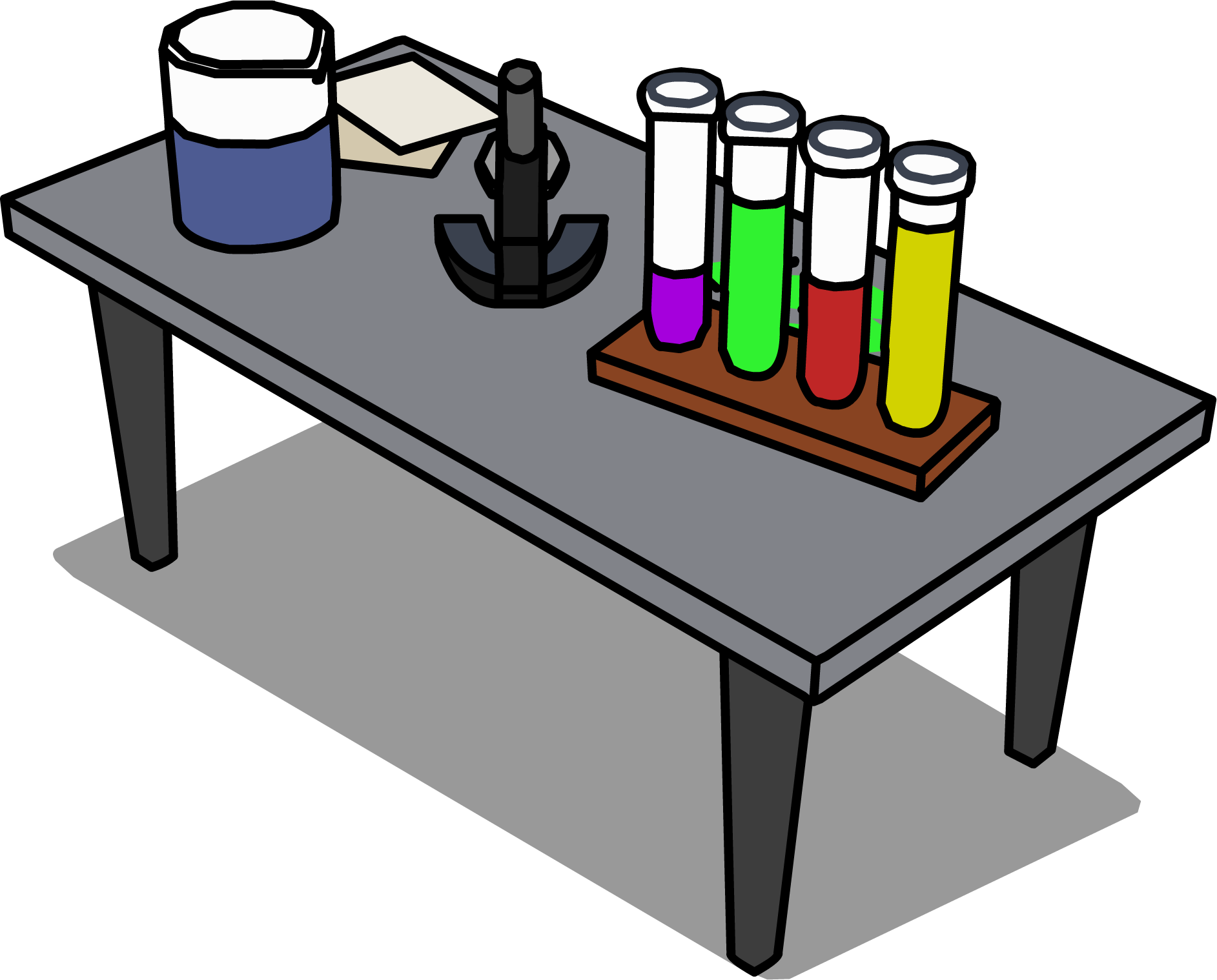 Laboratory Table Clipart