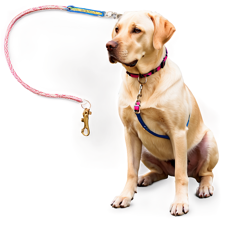 Labrador With Leash Png 06232024