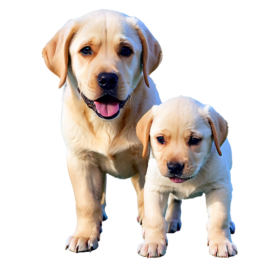 Labrador With Puppies Png 78