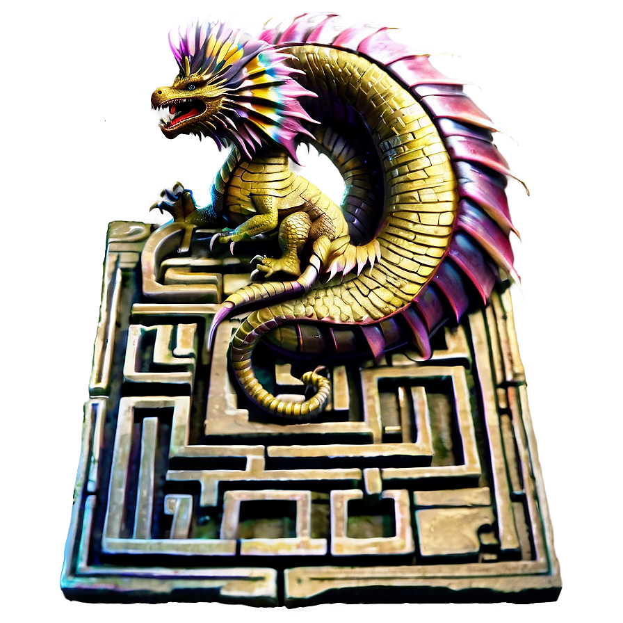 Labyrinth With Dragon Png 18