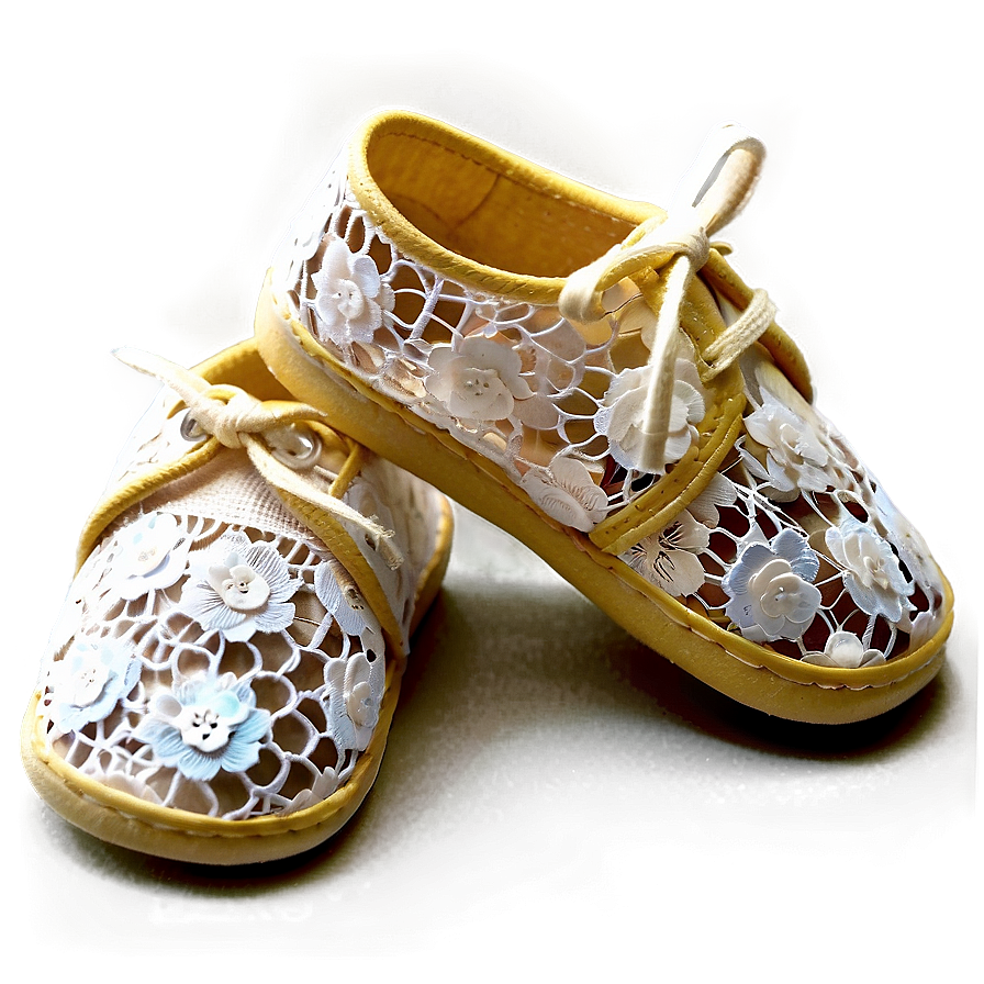 Lace Baby Shoes Png Pku6