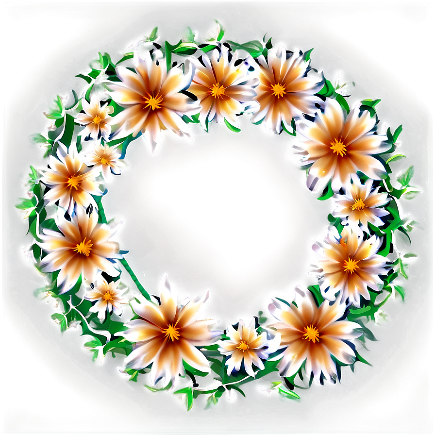 Lace Flower Circle Png Xcw19