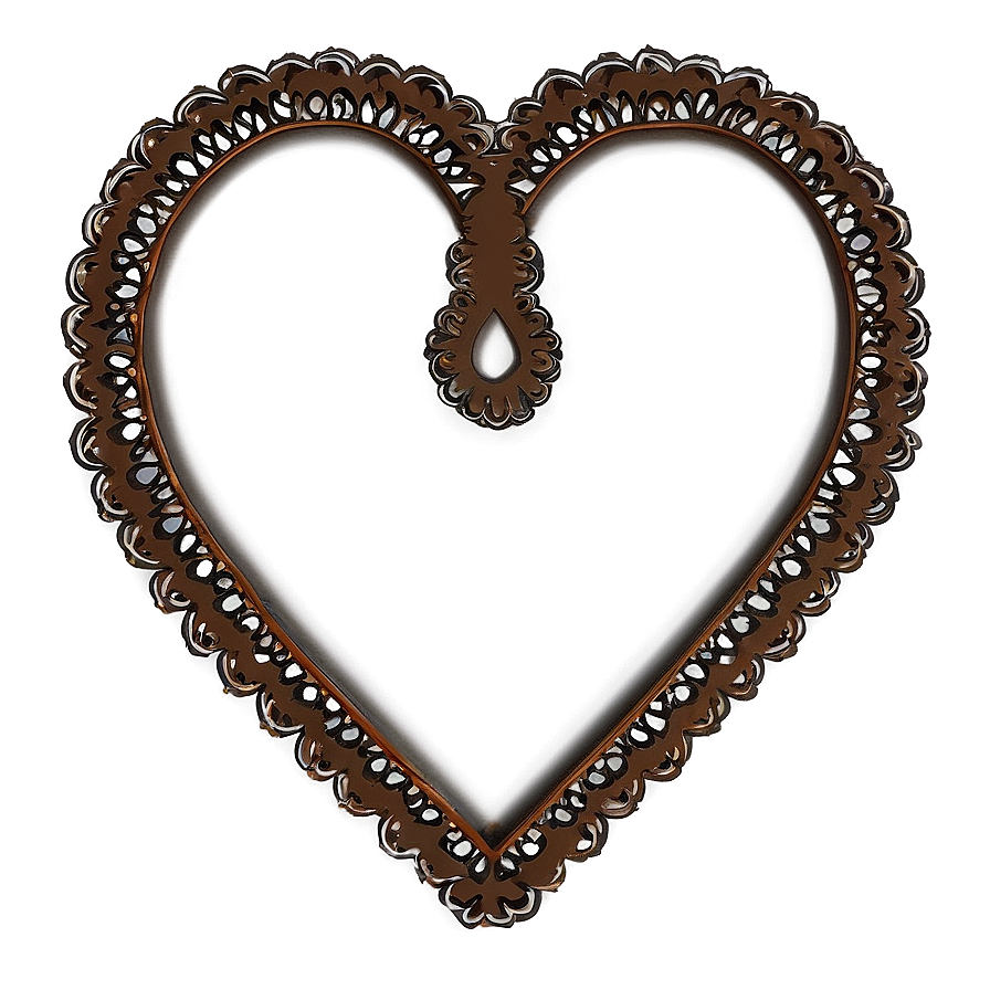 Lace Heart Pattern Png C