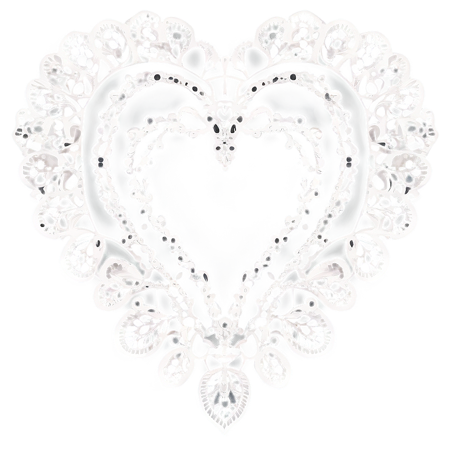 Lace Heart Vector Png Sor