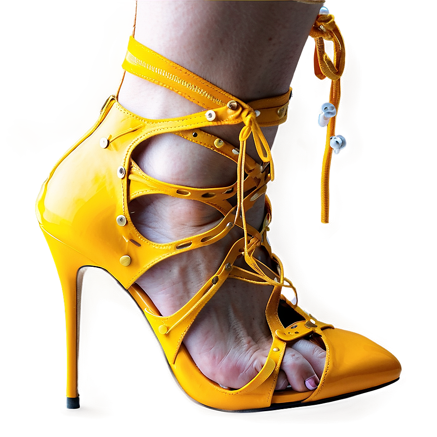 Lace Up Heel Png 06262024