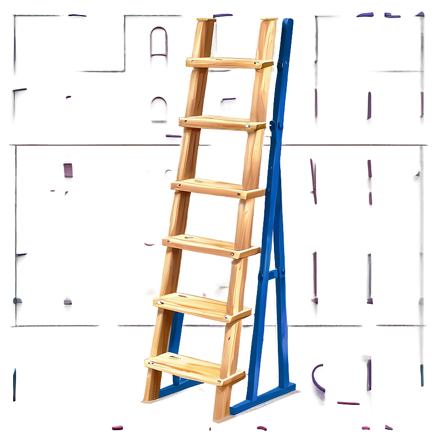 Ladder Wood Shelf Varieties Png Qjo