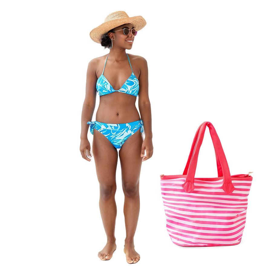 Lady At Beach Png 26