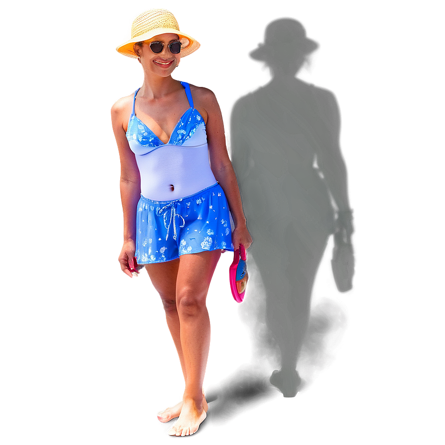 Lady At Beach Png Pnv56