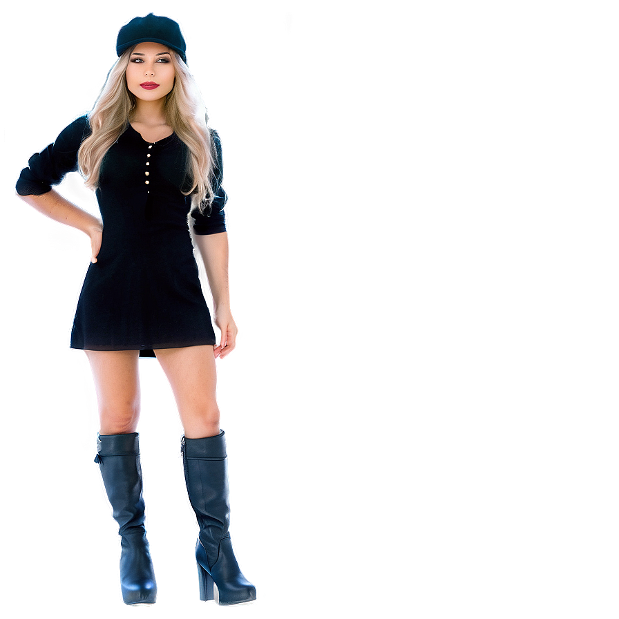 Lady In Black Png 06112024