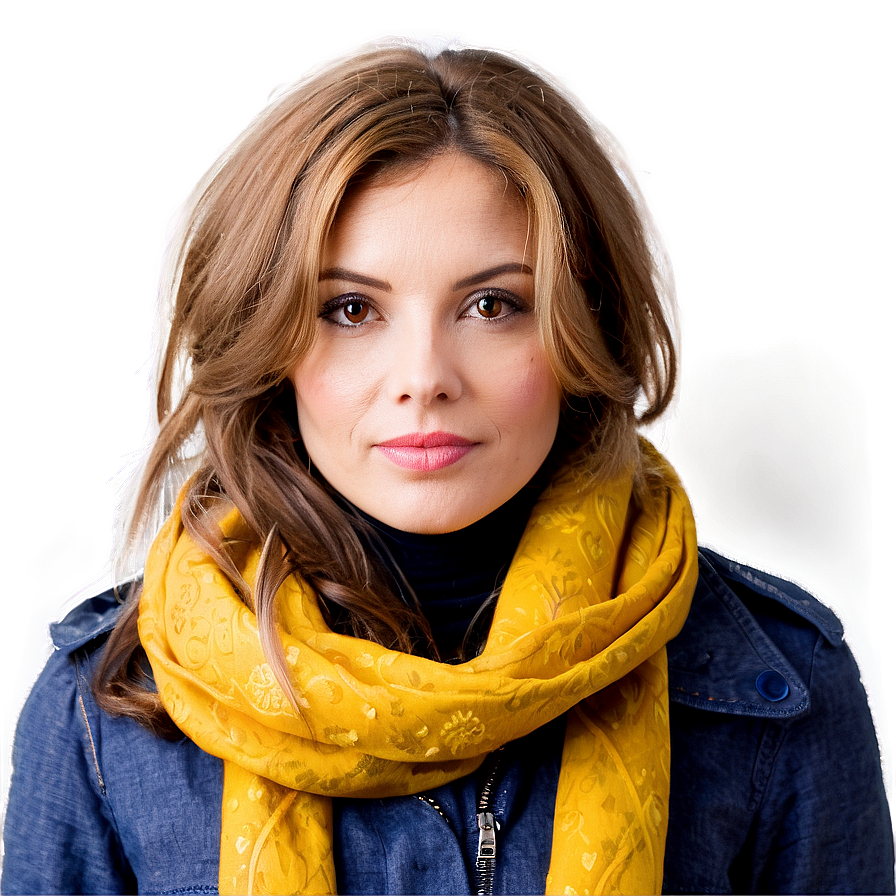 Lady With Scarf Png 60