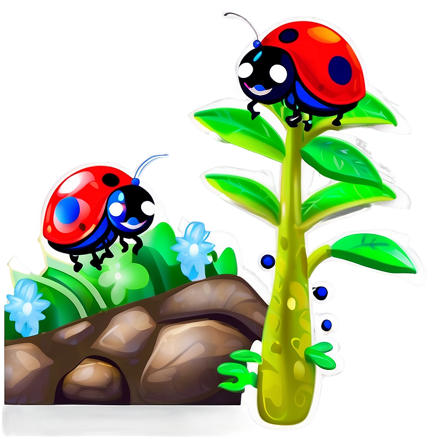 Ladybug Adventure Scene Png Xcm