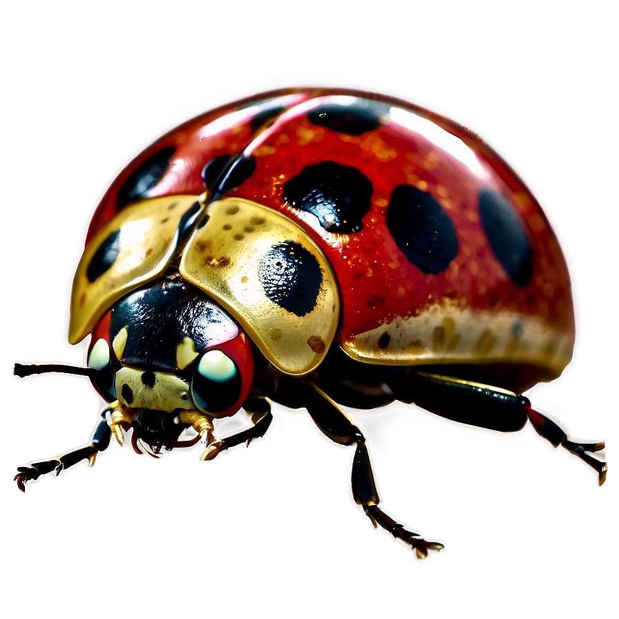 Ladybug Closeup Detail Png 05242024