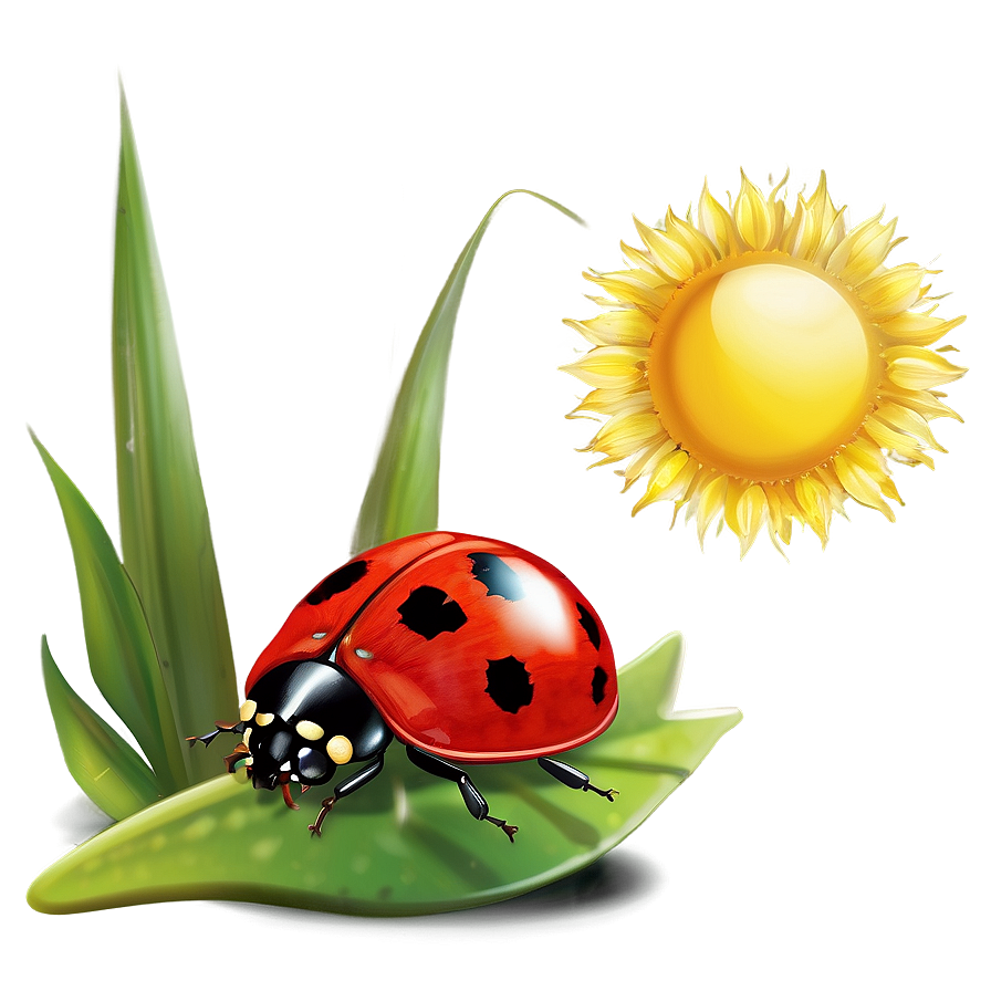 Ladybug In The Sun Png 32