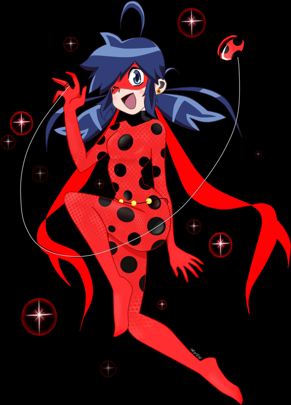 Ladybug Inspired Anime Character