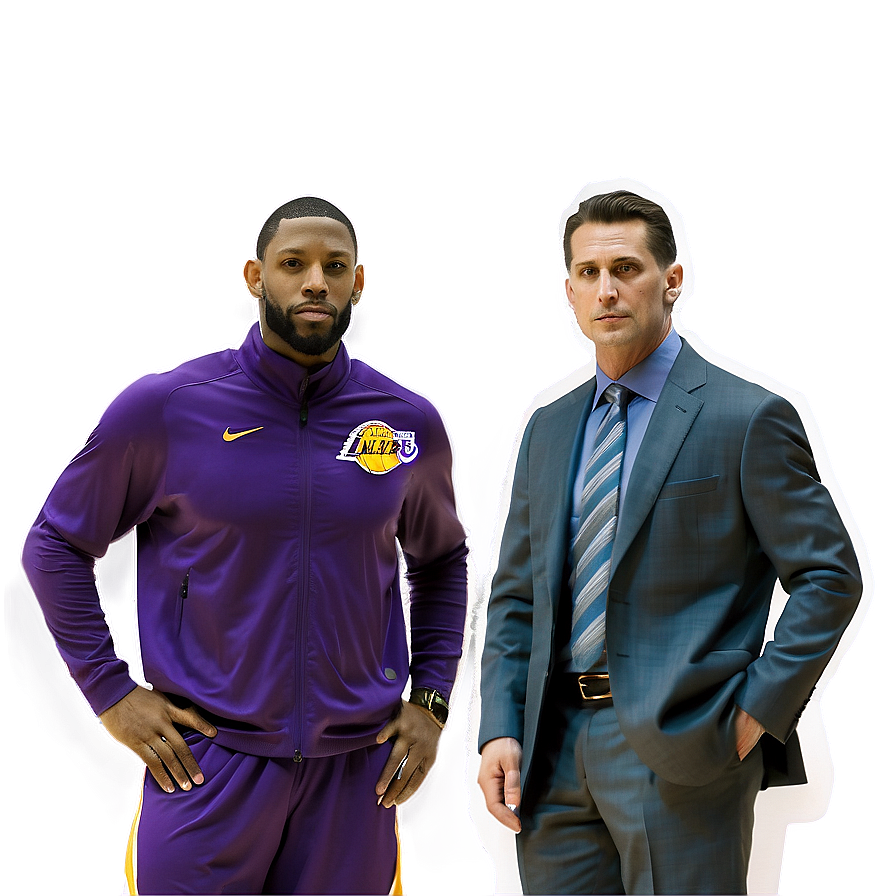 Lakers Coaching Staff PNG 32 PNG with transparent background