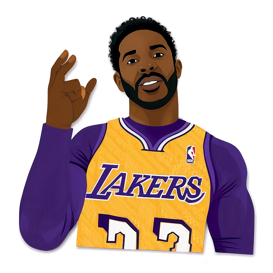 Lakers Fan Art PNG bgn PNG with transparent background