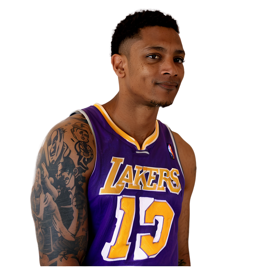 Lakers Fan Tattoos PNG 05212024 PNG with transparent background