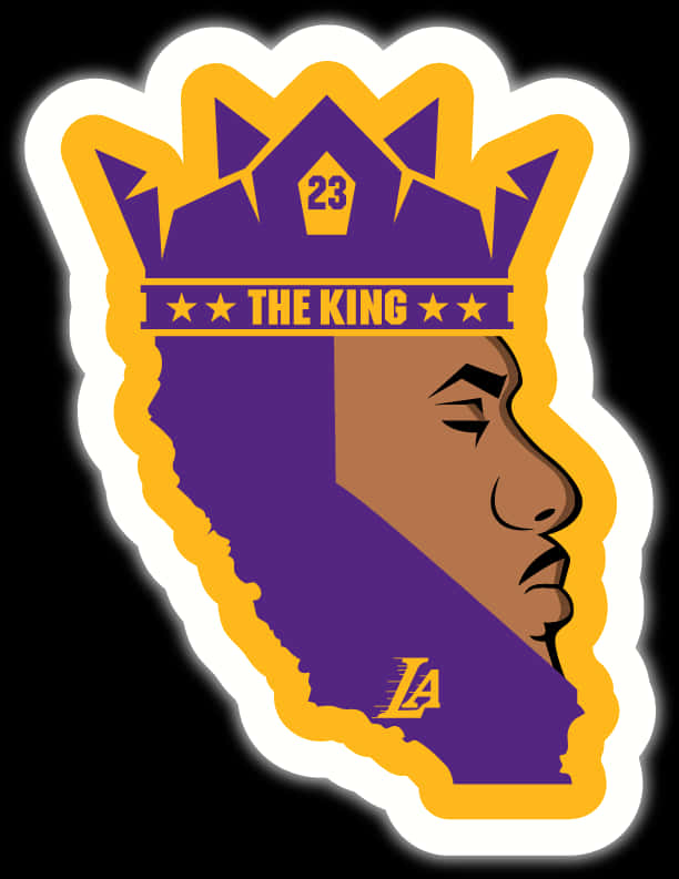 Lakers King Crown Logo