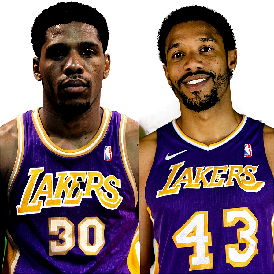 Lakers Legends Collage PNG 52 PNG with transparent background