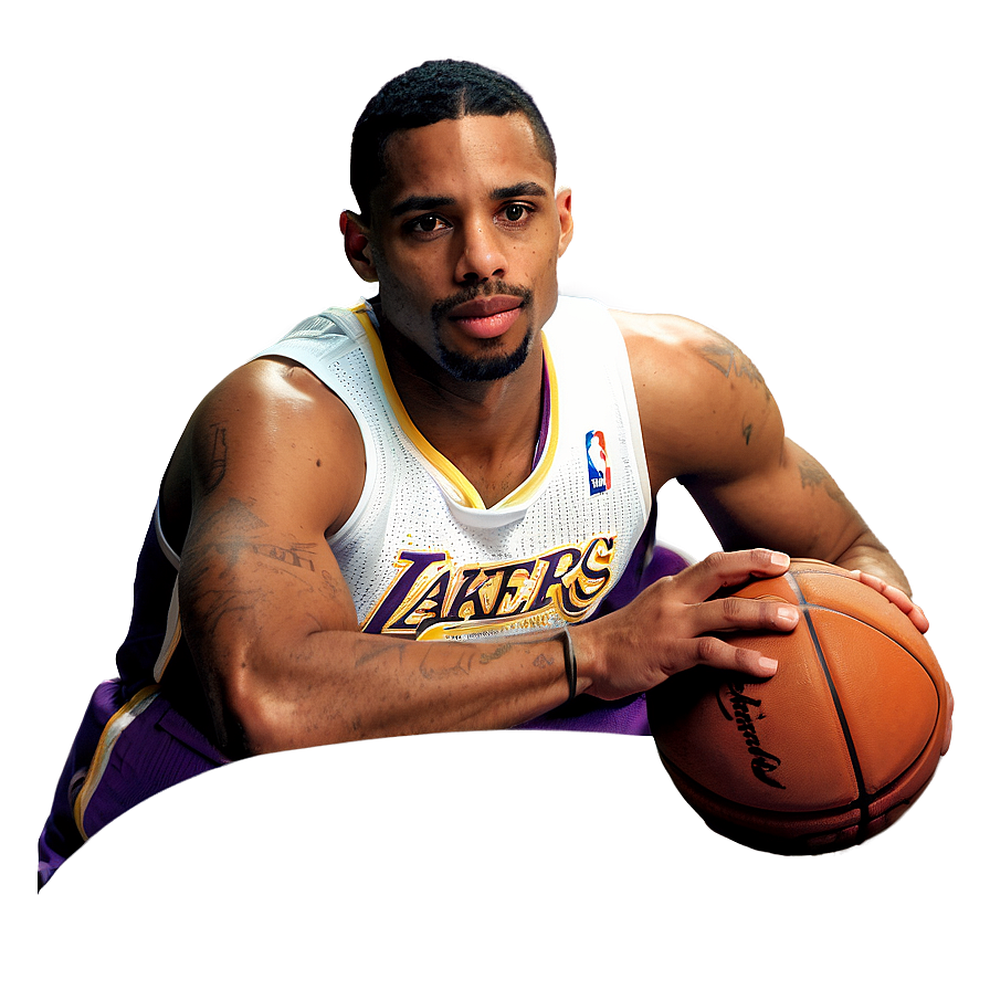 Lakers Player Autographs PNG aky PNG with transparent background