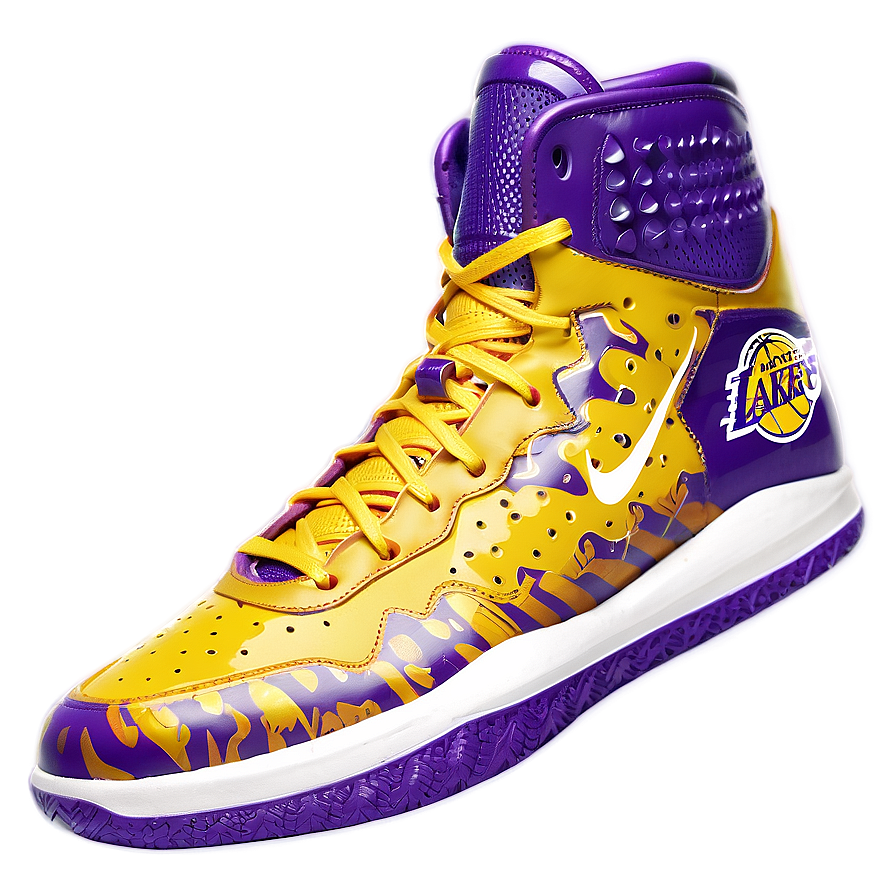 Lakers Sneakers PNG 05212024 PNG with transparent background