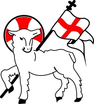 Lamband Cross Symbolism PNG with transparent background