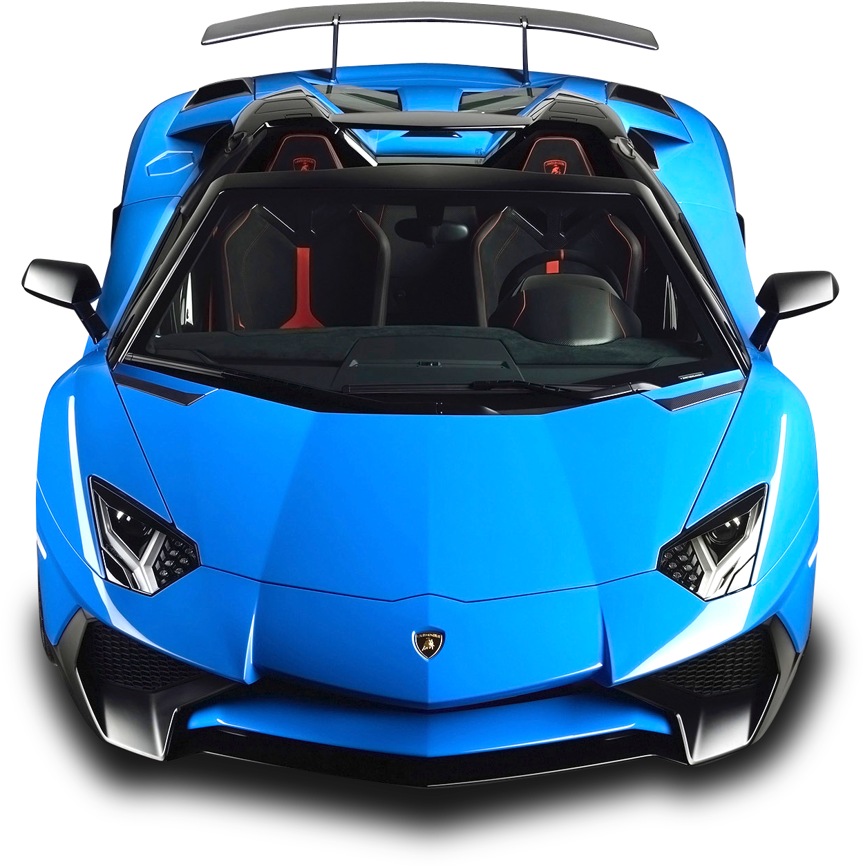 Lamborghini Aventador Sv Roadster Blue Car Png Image - Lamborghini Aventador Sv 360, Transparent Png PNG with transparent background