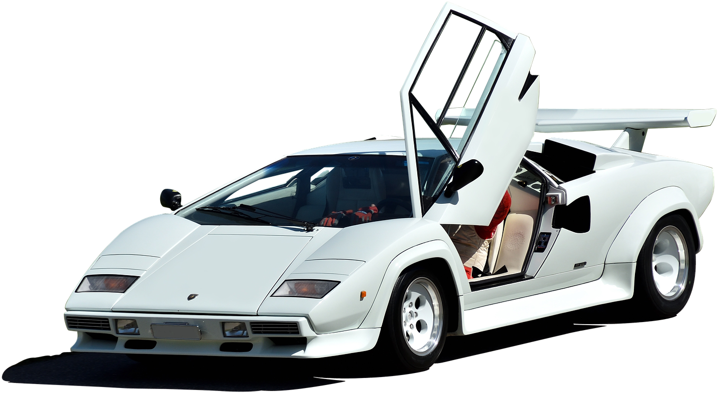 Lamborghini, Countach, V12, Sportscar, Car, Power - Lamborghini Diablo Png, Transparent Png PNG with transparent background