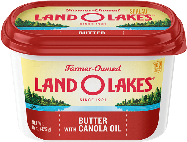 Land O Lakes Butterwith Canola Oil PNG with transparent background