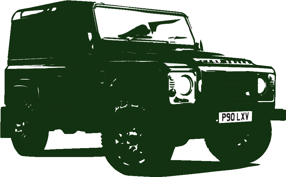 Land Rover Club Side Green - Land Rover Defender Svg, HD Png Download PNG with transparent background