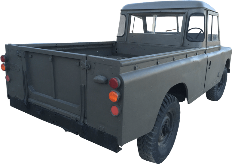 Land Rover Rear Transparent Image - Pickup Truck, HD Png Download PNG with transparent background