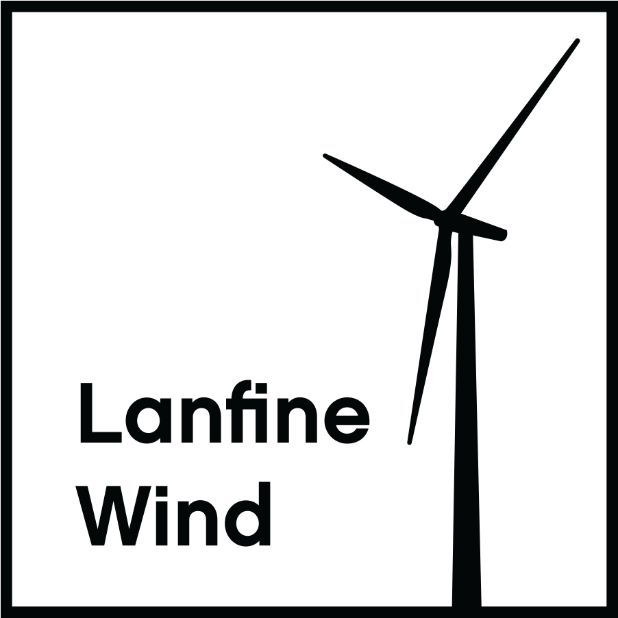 Lanfine Wind Turbine Logo